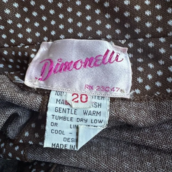 Deadstock 1960s/70s Dimoncelli Poly Knit Blazer‎ - Picture 8 of 9